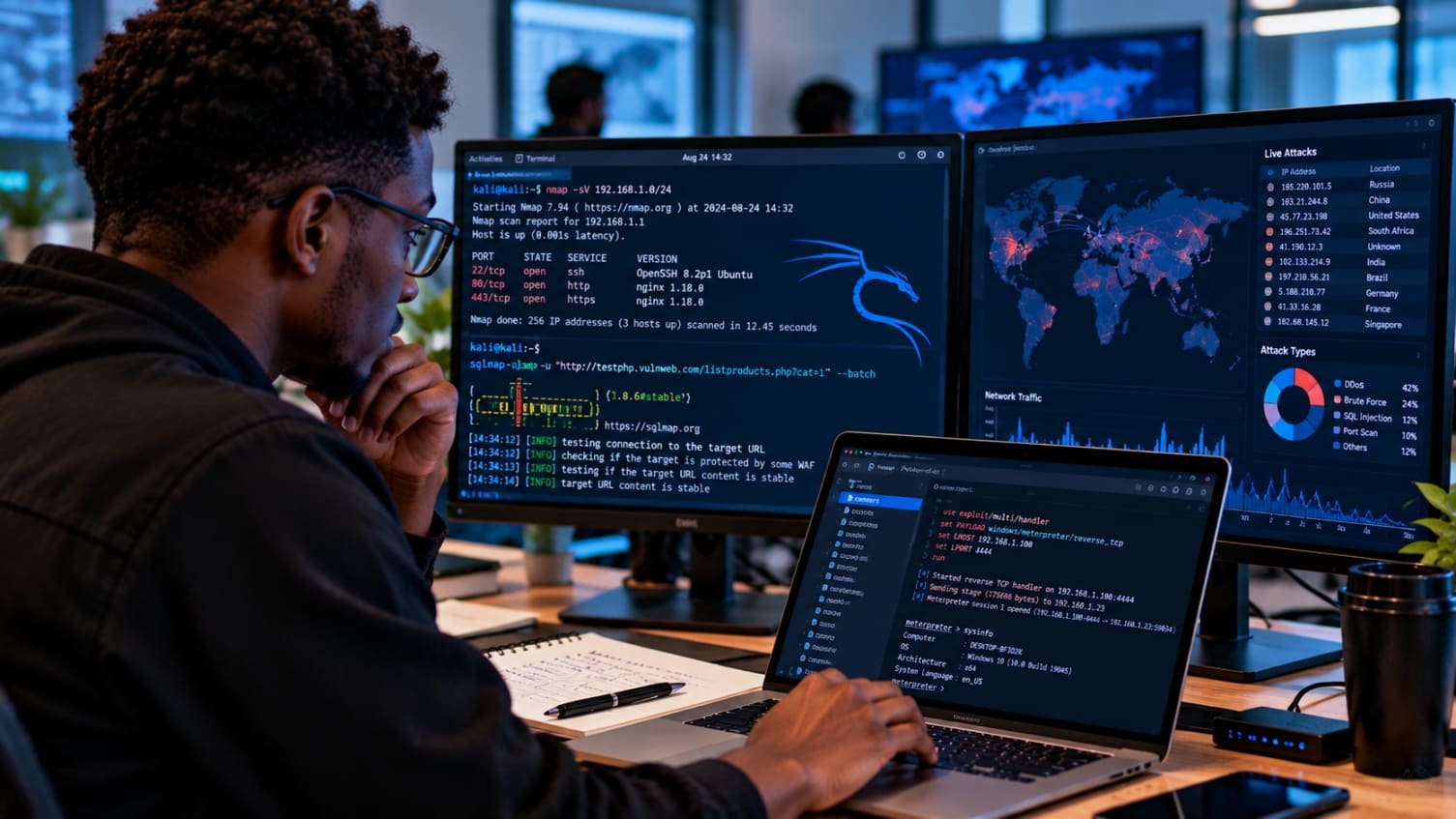 A security engineer protecting accounts